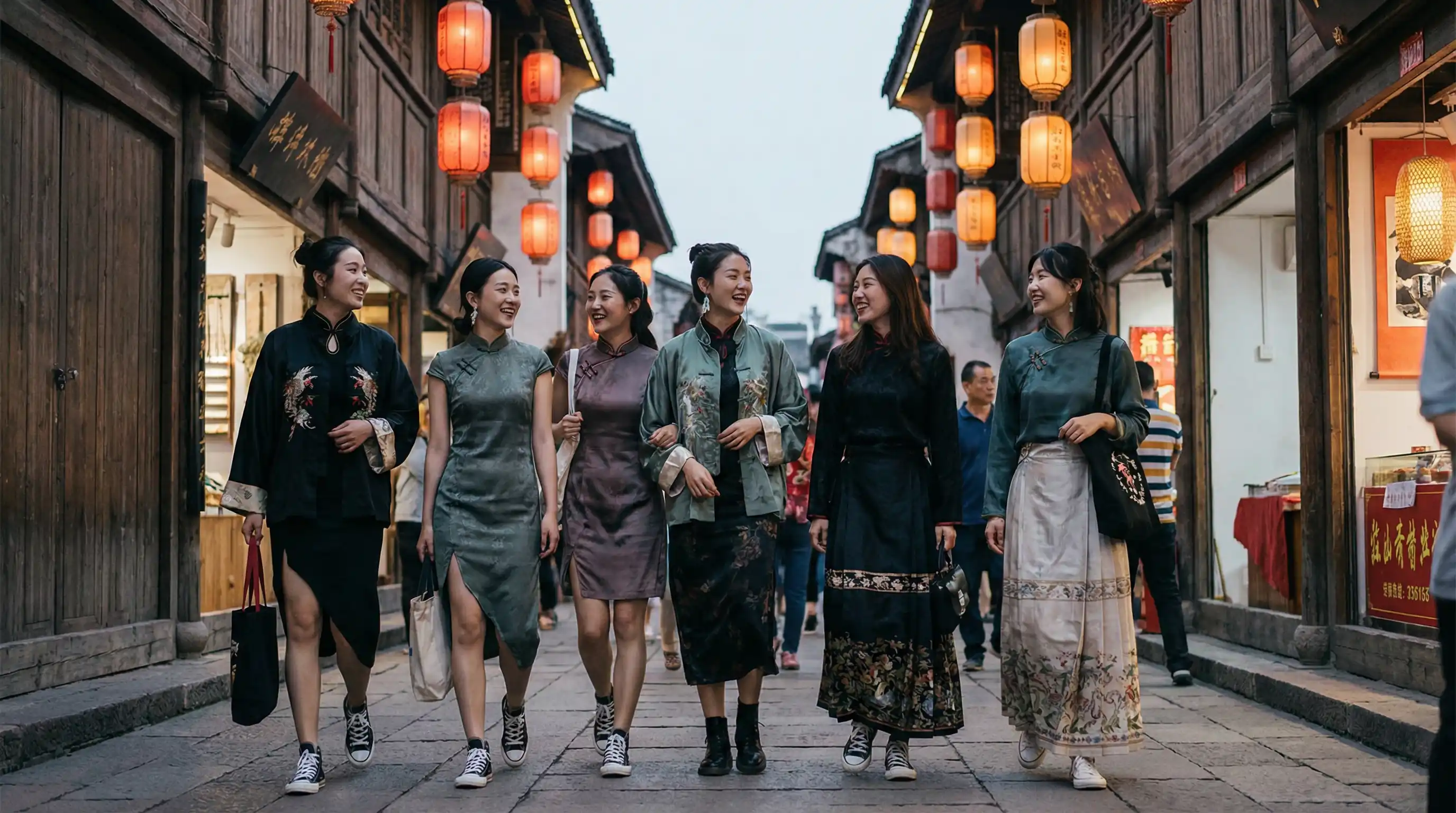 妈妈的女儿 新中式时尚穿搭街拍